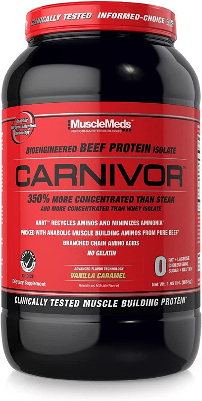 MuscleMeds Carnivor, Vanilla Caramel - 888 grams | High-Quality Protein | MySupplementShop.co.uk