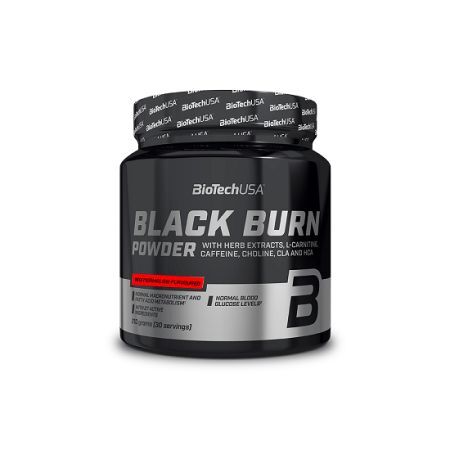 BioTechUSA Black Burn Powder, Watermelon - 210 grams | High-Quality Slimming and Weight Management | MySupplementShop.co.uk
