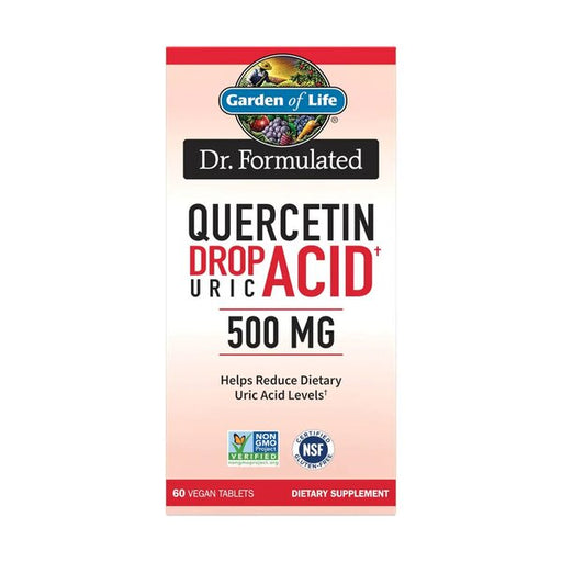 Garden of Life Dr. Formulated Quercetin Drop Uric Acid - 60 vegan tabs | High-Quality Health and Wellbeing | MySupplementShop.co.uk