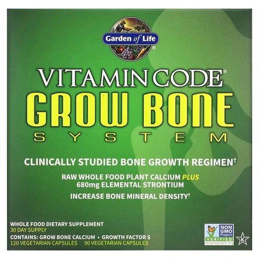 Garden of Life Vitamin Code Grow Bone System - 30 day supply | High-Quality Health and Wellbeing | MySupplementShop.co.uk