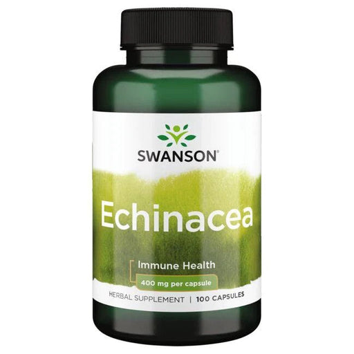 Swanson Echinacea, 400mg - 100 caps | High-Quality Health and Wellbeing | MySupplementShop.co.uk