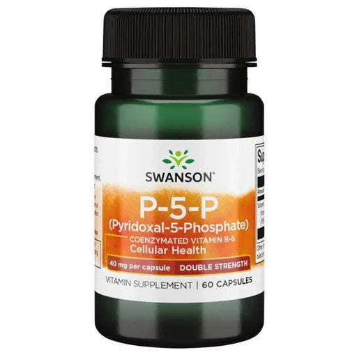 Swanson P-5-P (Pyridoxal-5-Phosphate), 40mg - 60 caps | High-Quality Vitamins & Minerals | MySupplementShop.co.uk