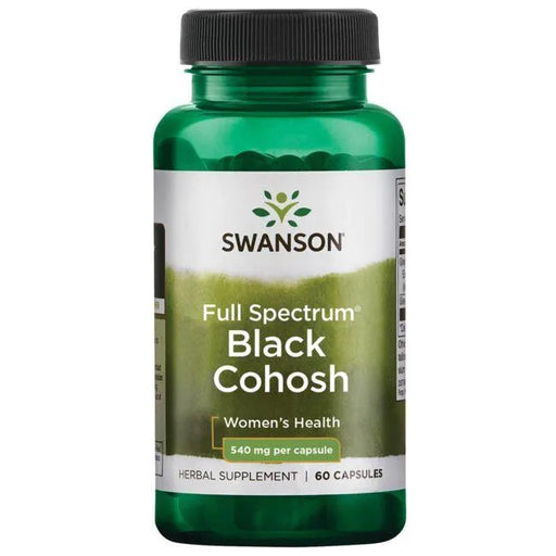 Swanson Full Spectrum Black Cohosh, 540mg - 60 caps | High-Quality Health and Wellbeing | MySupplementShop.co.uk