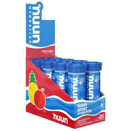 Sport Hydration, Fruit Punch - 8 x 10 count tubes by Nuun at MYSUPPLEMENTSHOP.co.uk