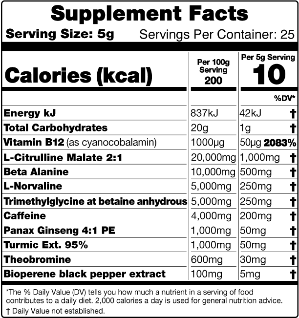 10X Athletic Pre-Workout 125g | High-Quality Health & Personal Care | MySupplementShop.co.uk