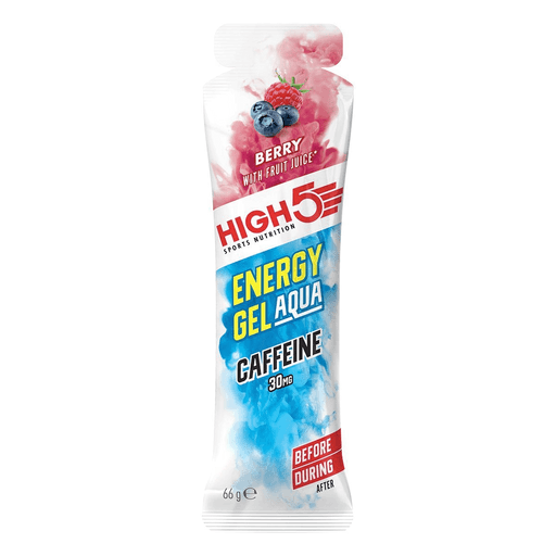 HIGH5 Energy Gel Aqua Caffeine Berry 66g (Single) | High-Quality Health Foods | MySupplementShop.co.uk